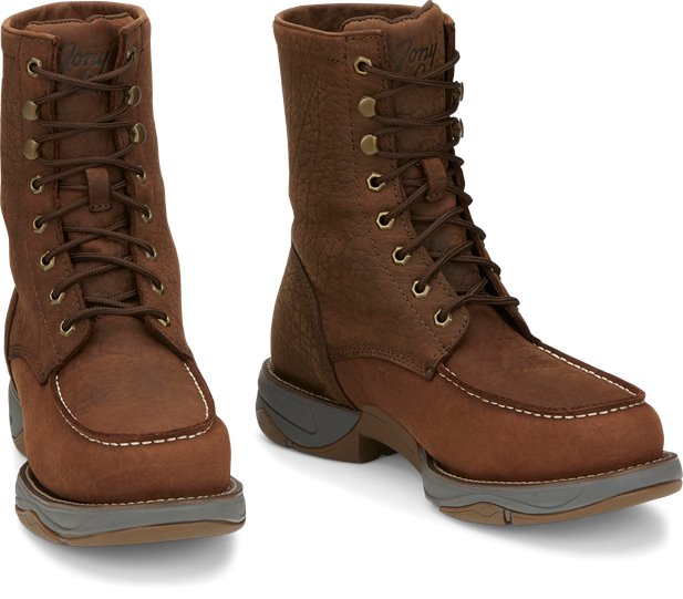 tony lama men's lace up boots